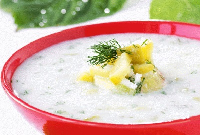 Окрошка на мацони