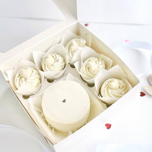 Бенто + 5 капкейков