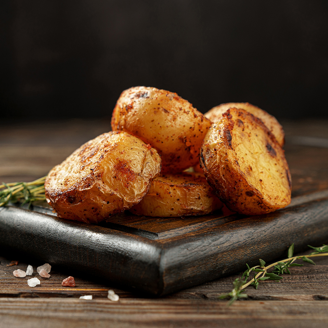 Картофель запеченный на мангале