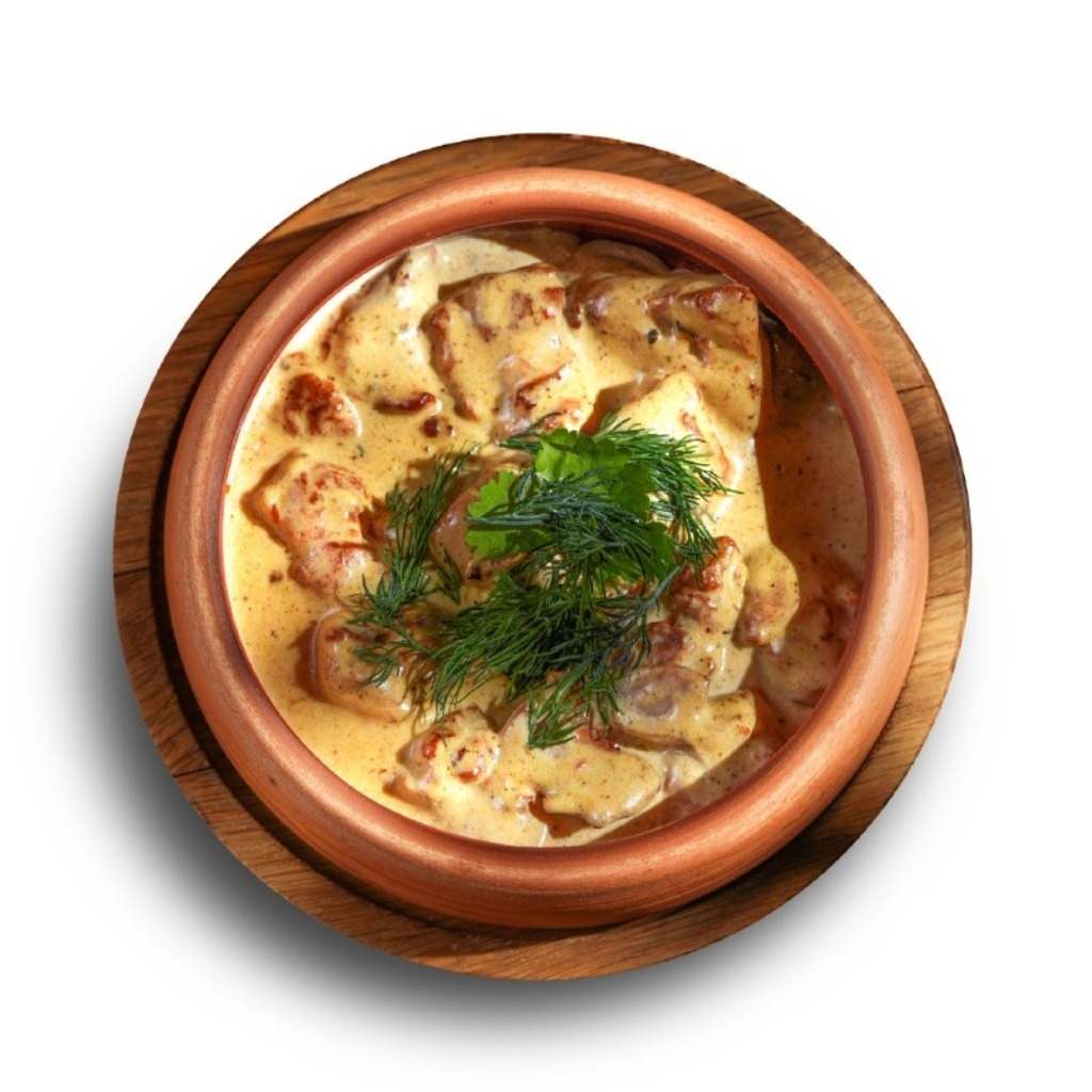 Чкмерули с бедром цыпленка