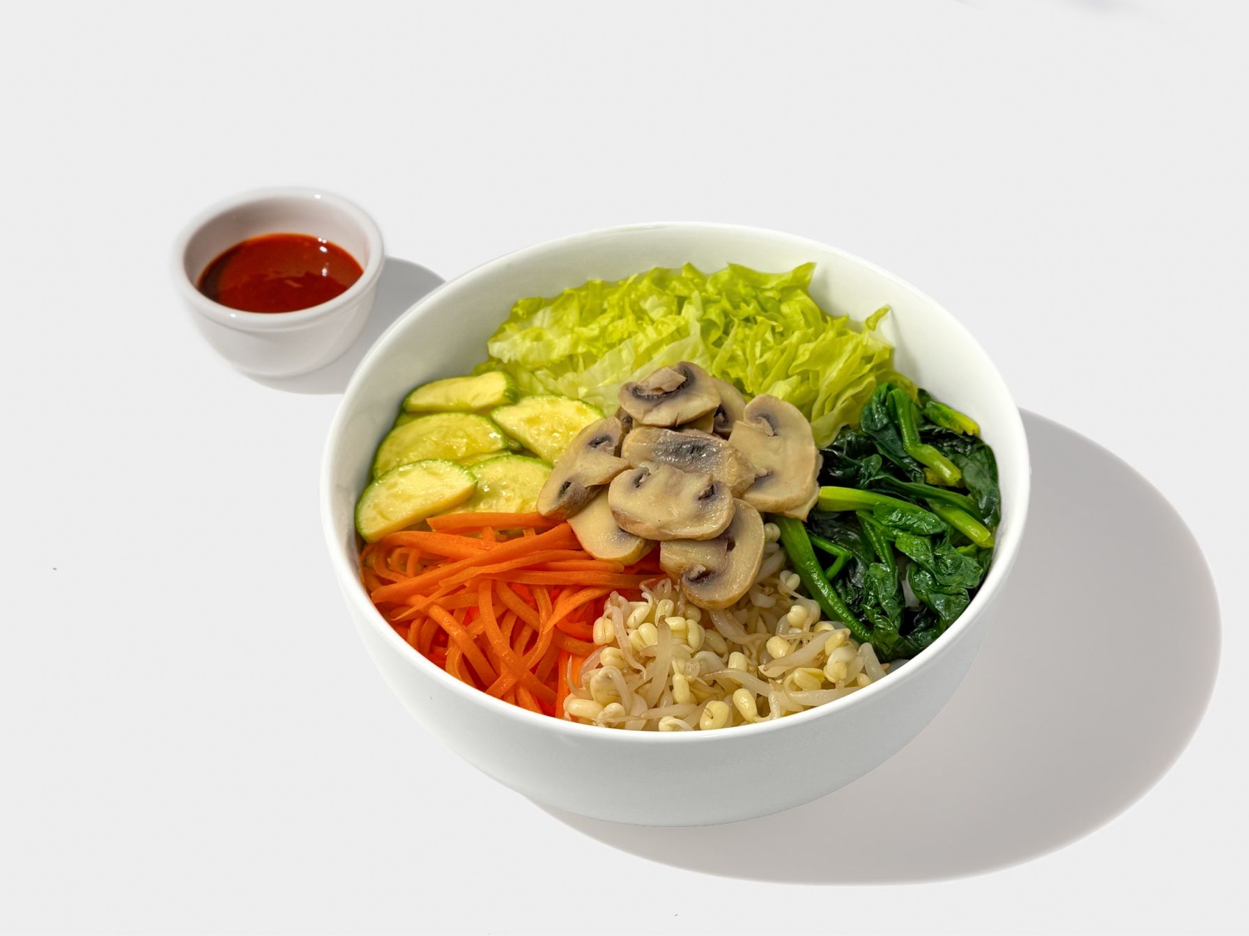 Пибимпаб веган с овощами