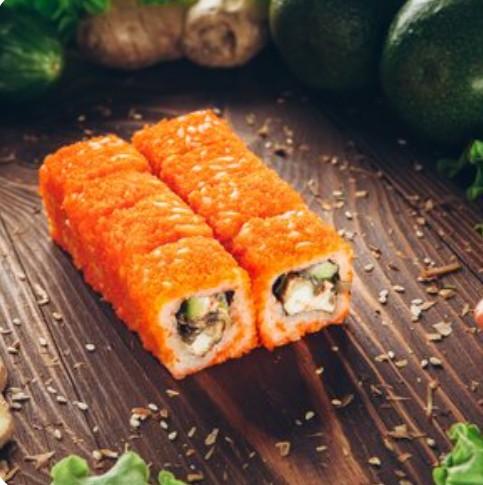 Ролл Калифорния с угрем