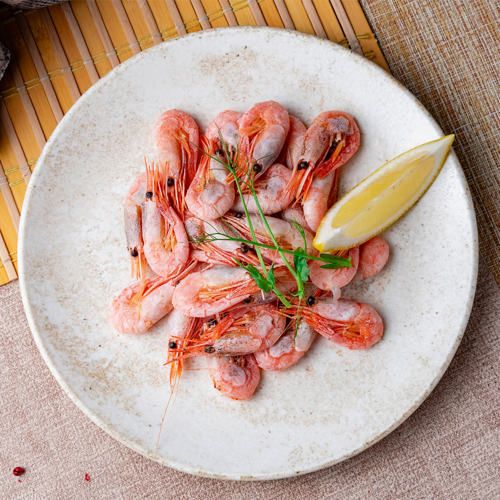 Креветки отварные