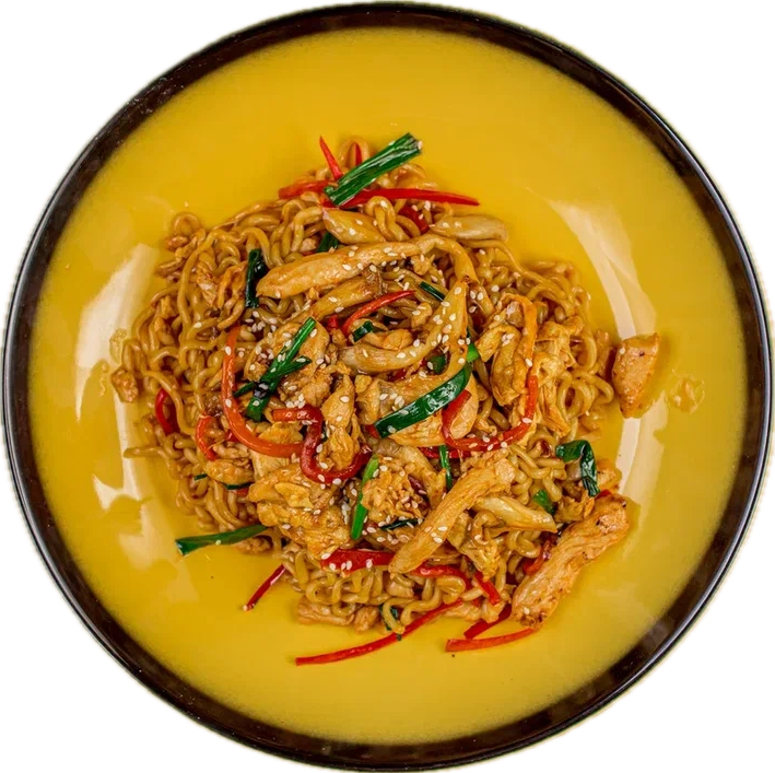 Лапша яичная с курочкой