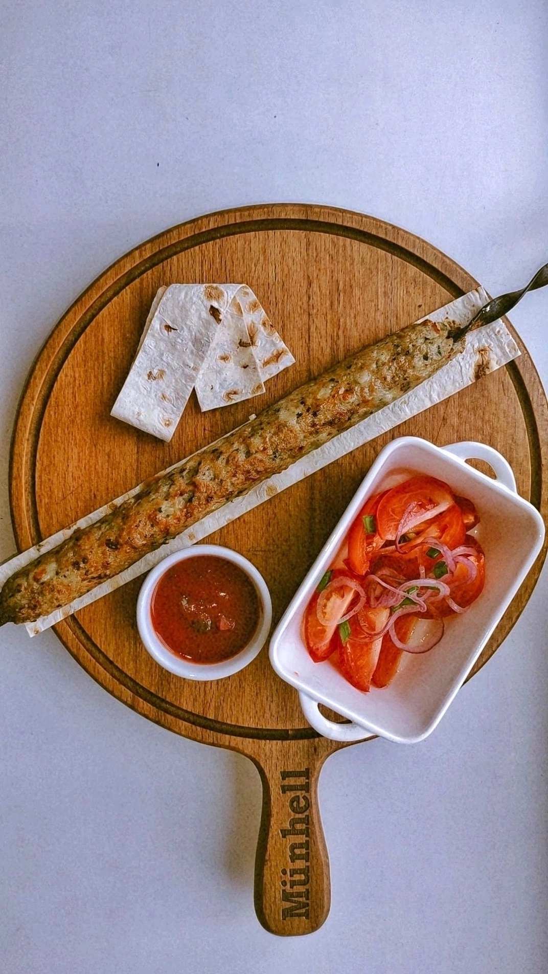 Кебаб из цыпленка с сулугуни
