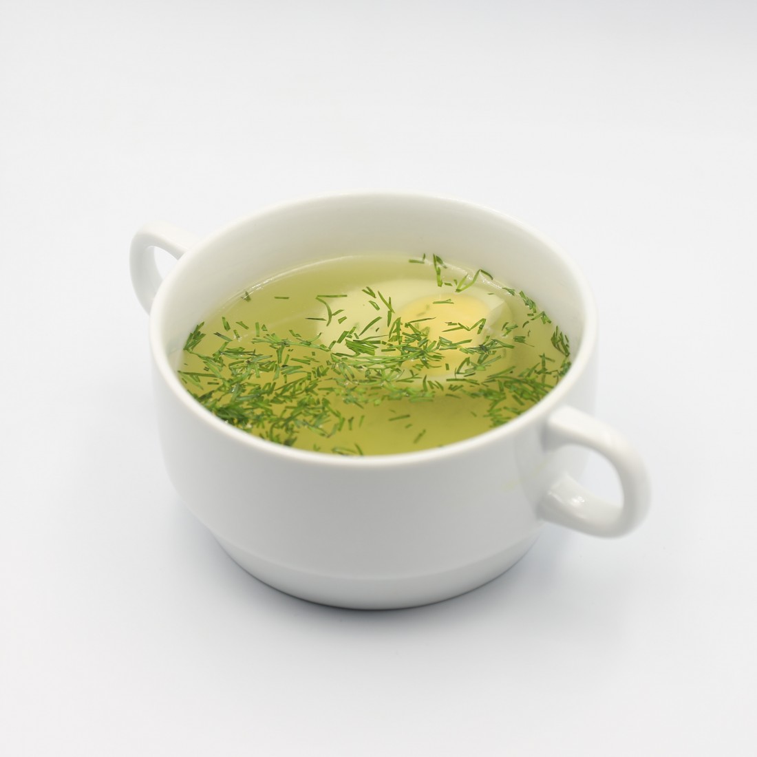 Бульон куриный с яйцом 150гр