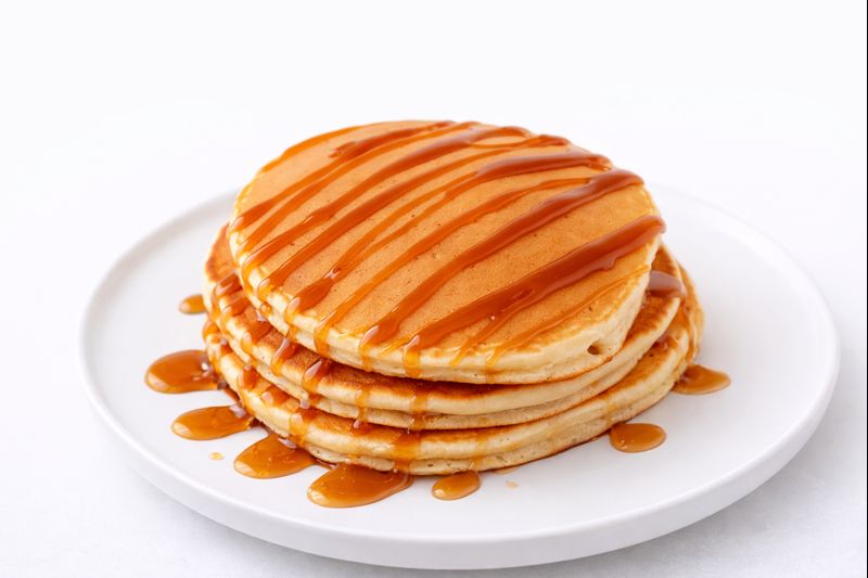 Панкейки с соленой карамелью