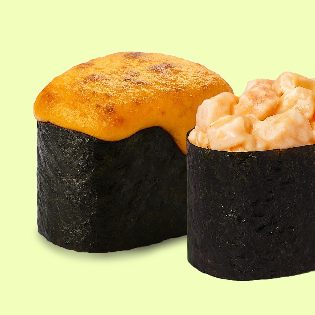 Гункан Запеченный Креветка спайси