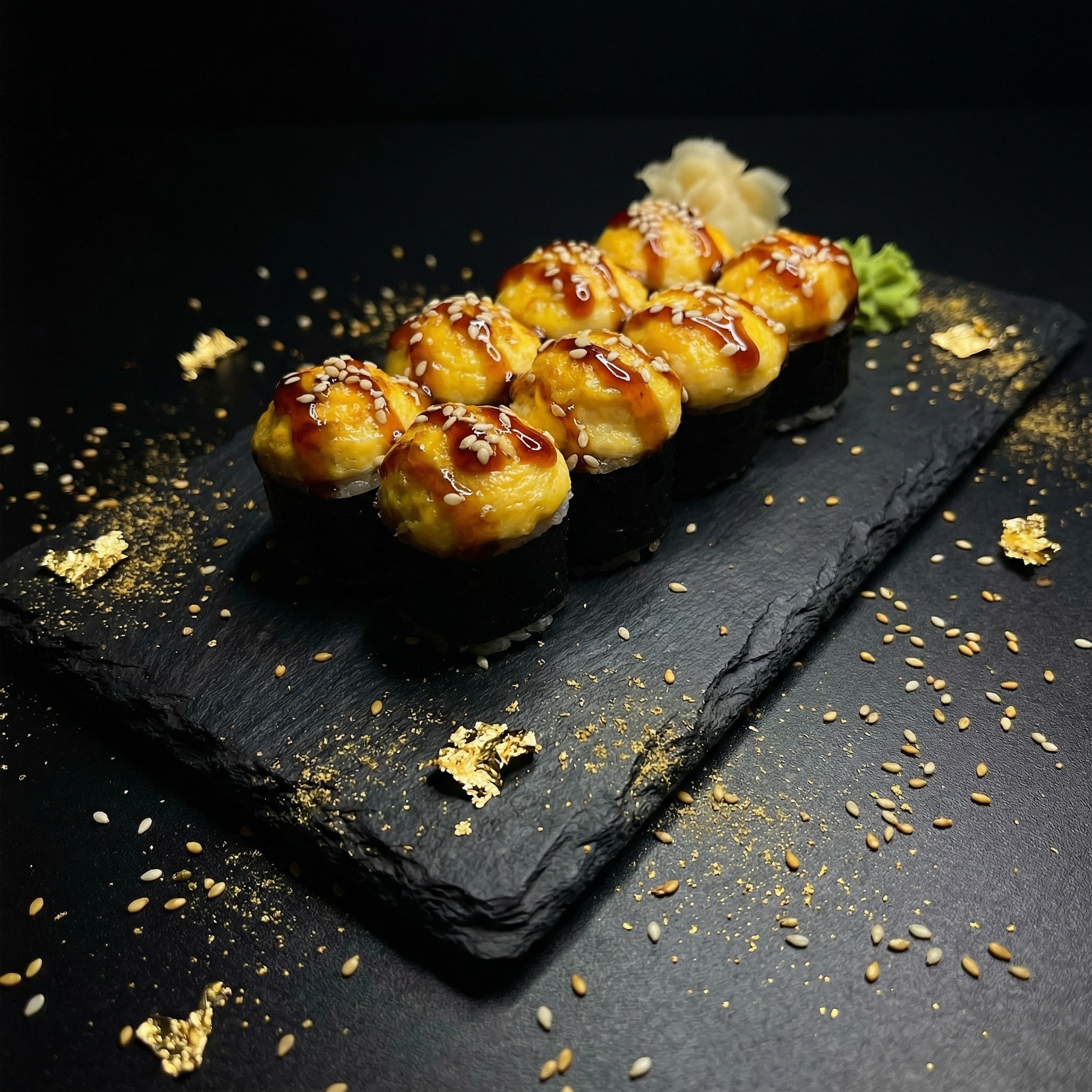 Классический запеченный с лососем