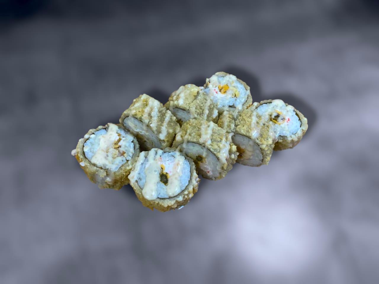 Темпура с крабом и мидиями