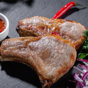 Шашлык из свиной корейки 100 гр.