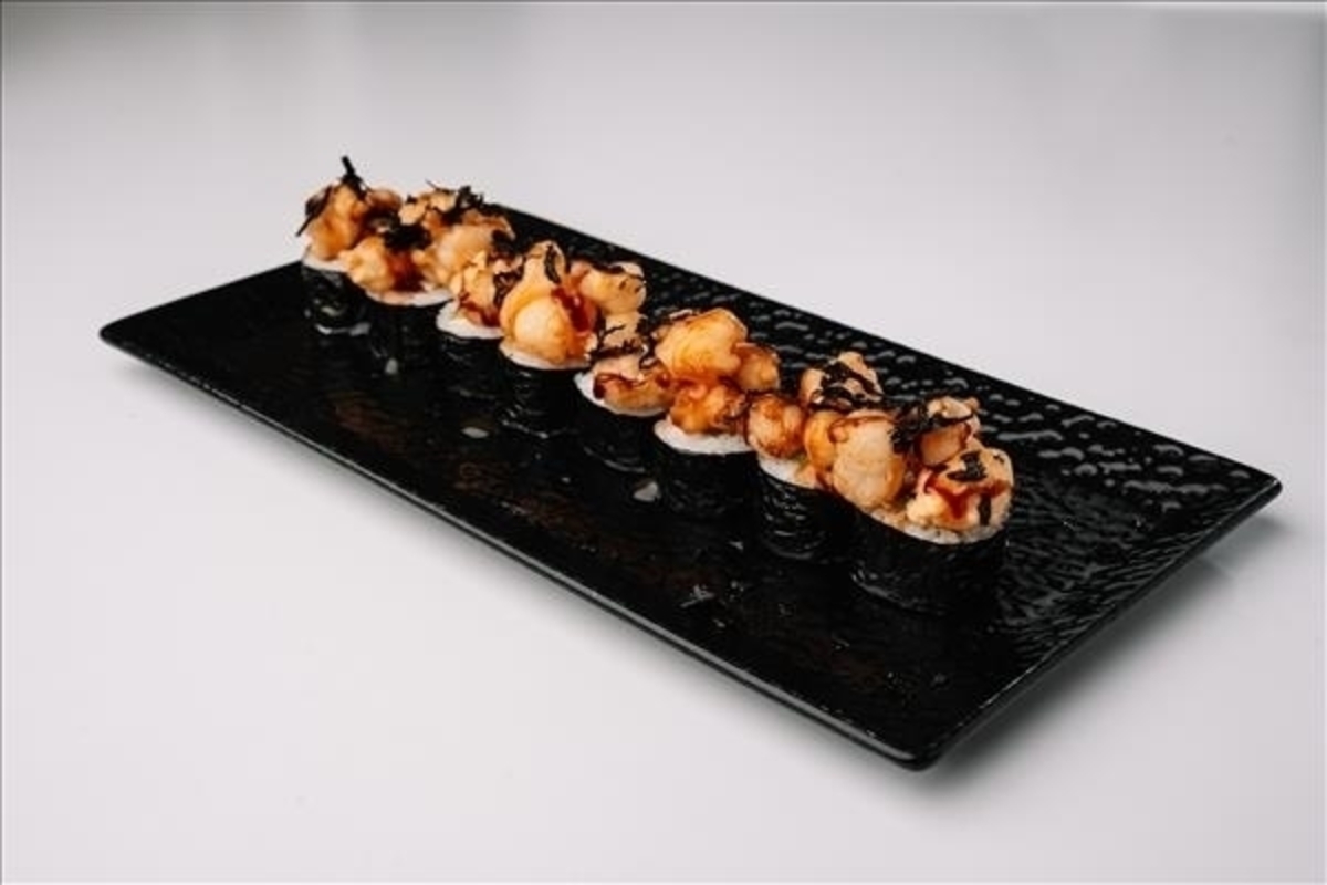 АКЦИЯ Ролл темпура с креветкой поп-корн в подарок