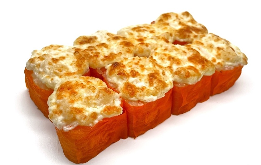 Запеченный с гребешком