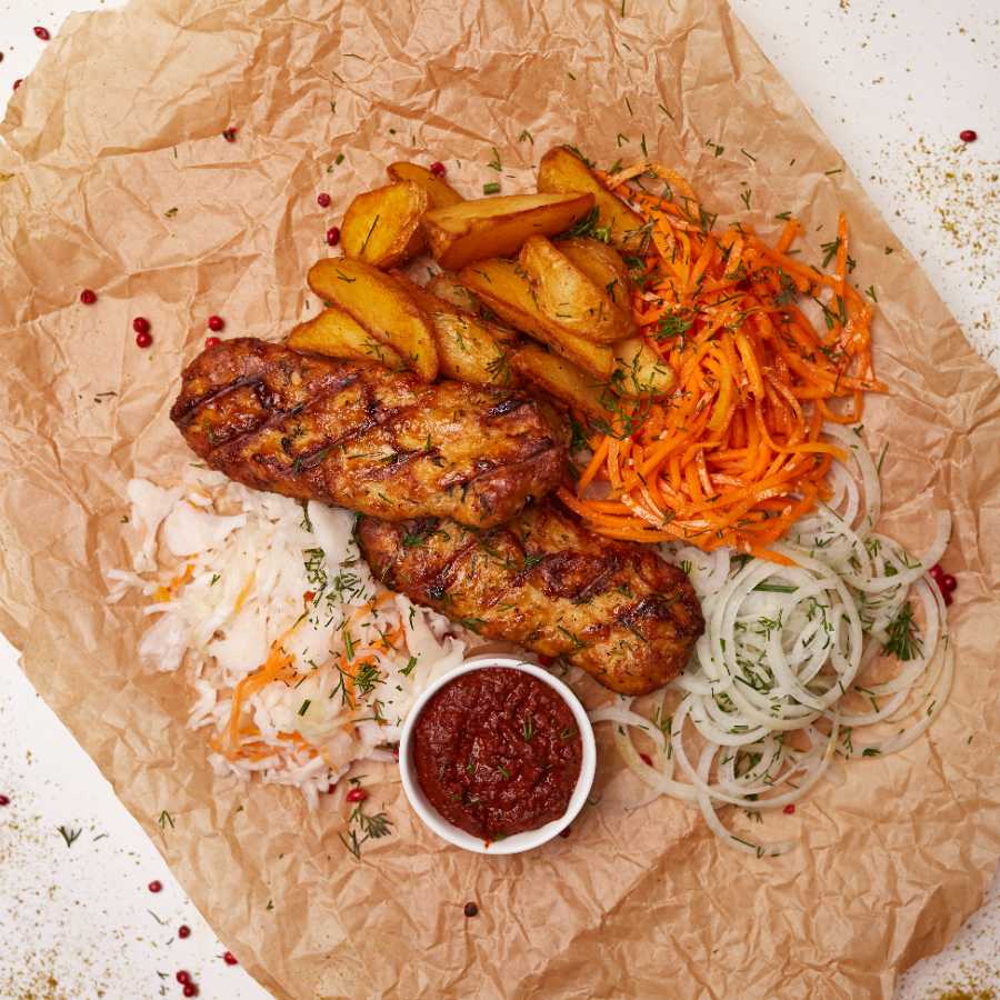 "На одного" с куриной люляшкой