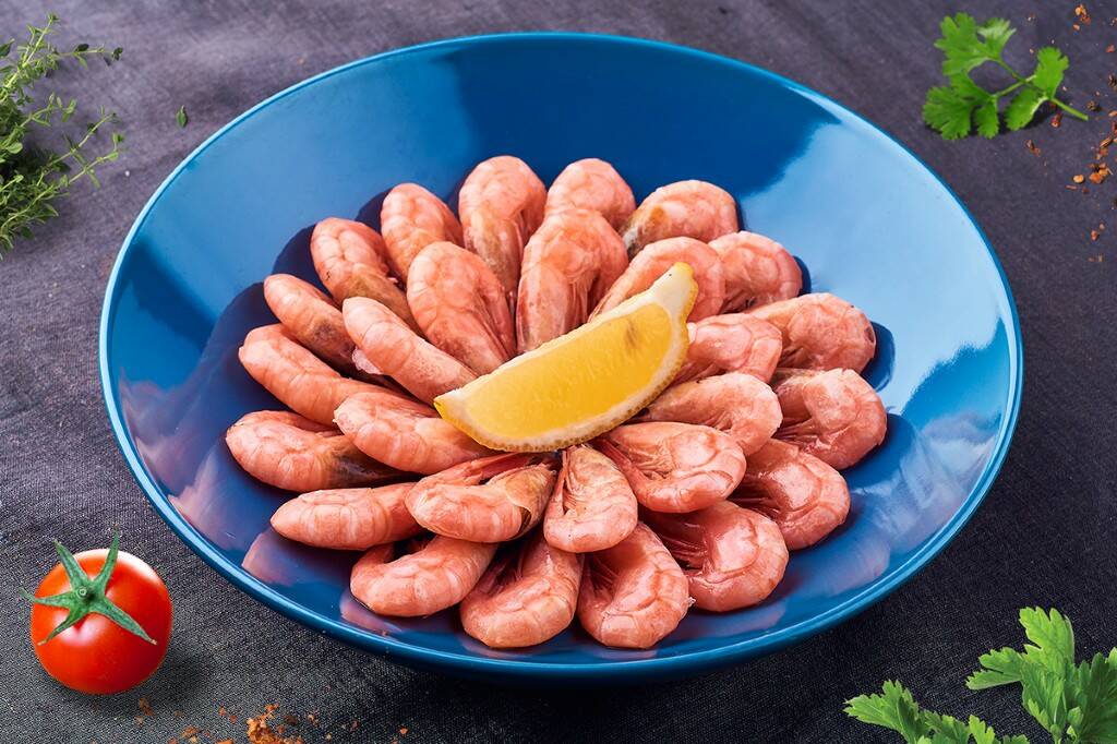 Креветки отварные