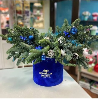 Композиция "Синий иней"