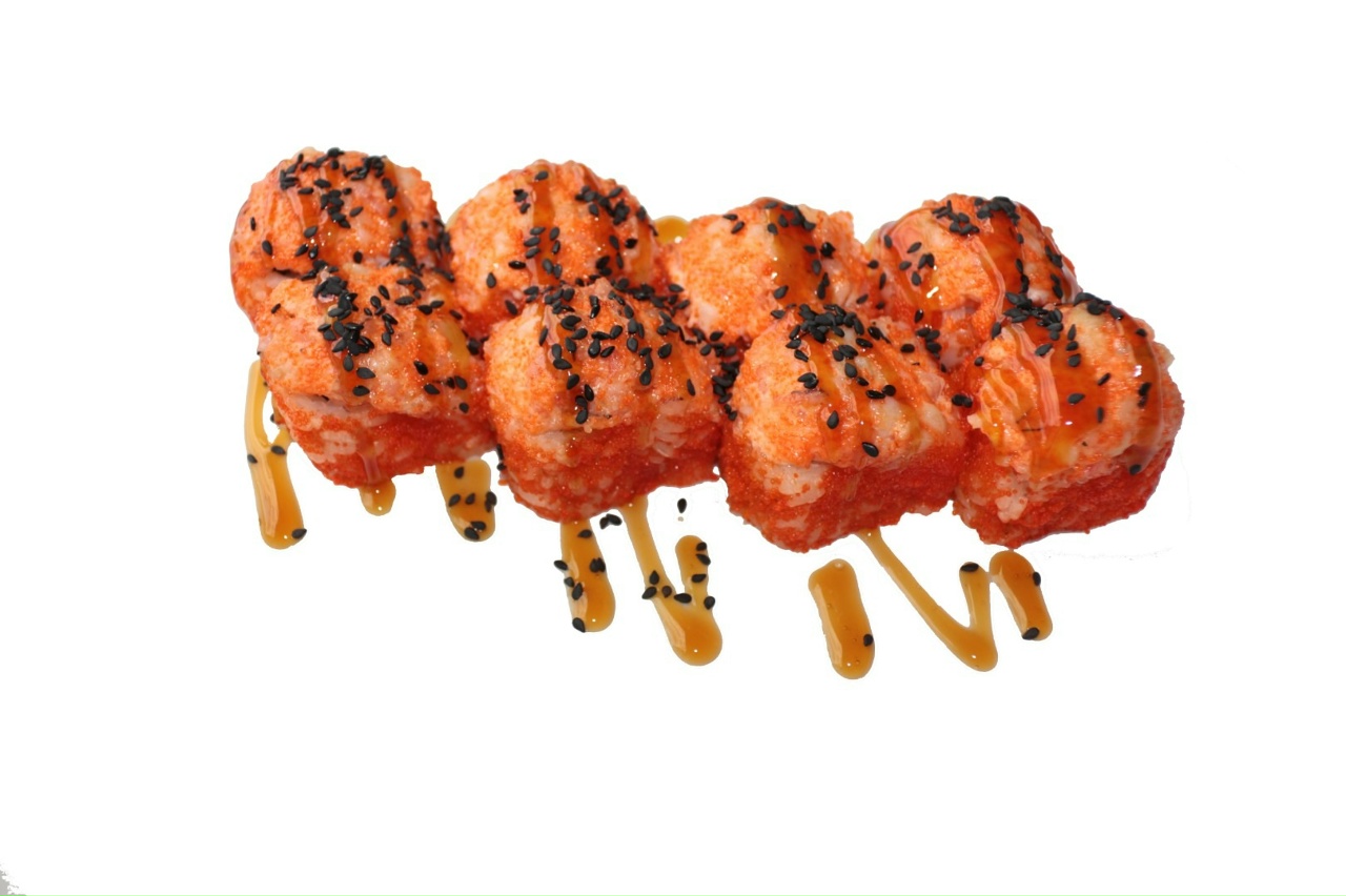 Запеченный с креветкой