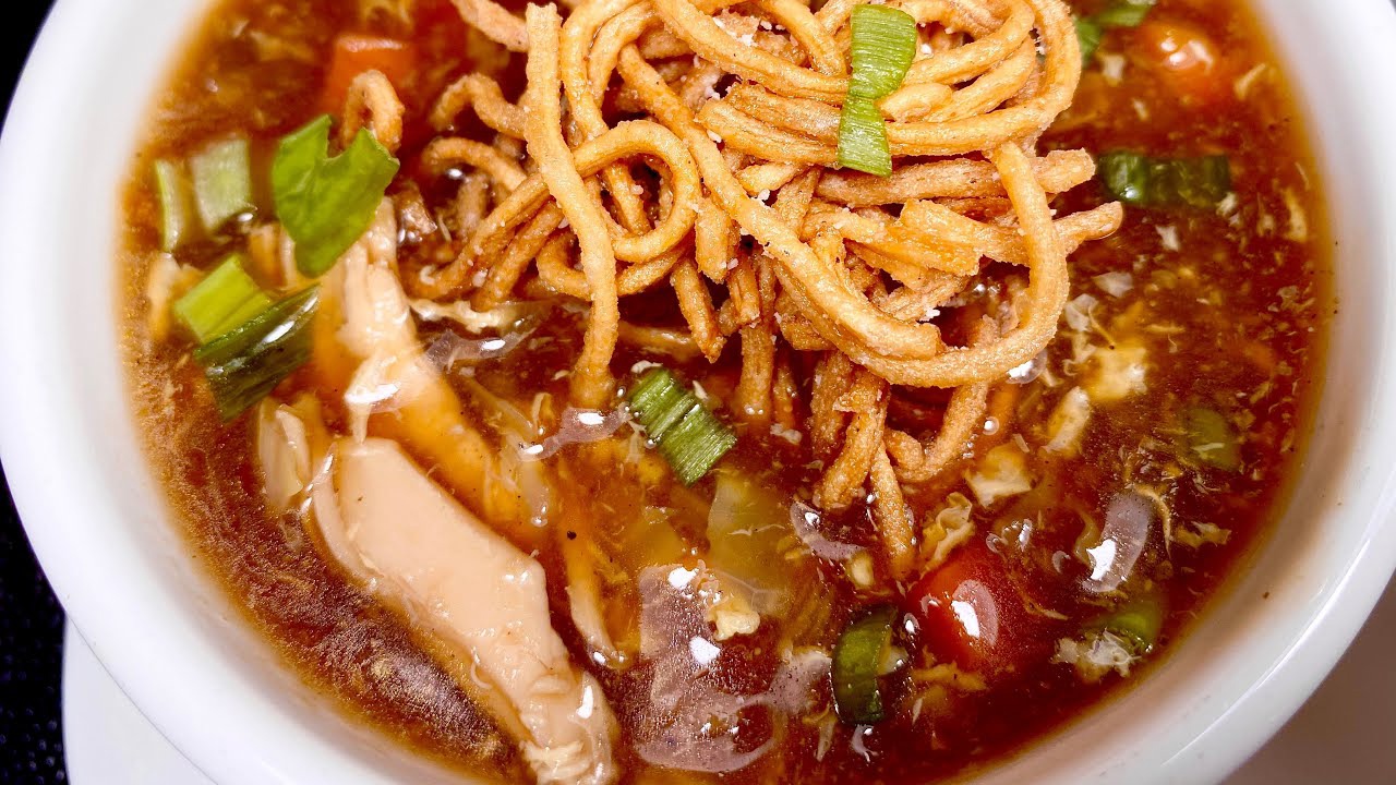 Манчоу суп с курицей