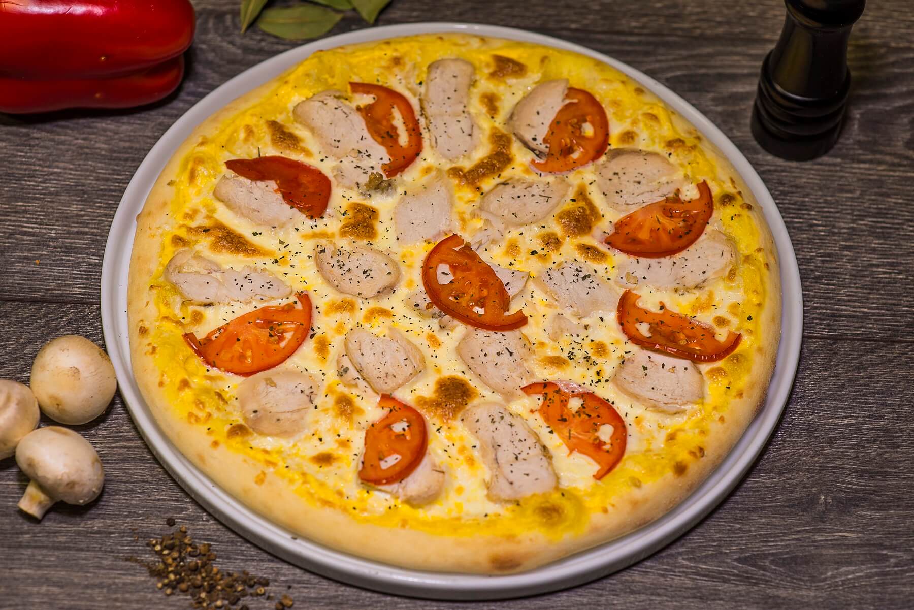 Пицца сырная. 500гр.