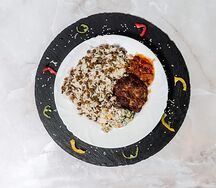 Котлета с рисом