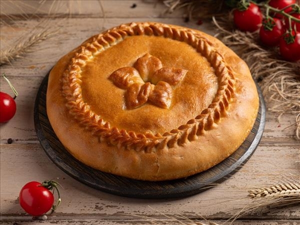 Пирог с мясом и рисом (500 г)