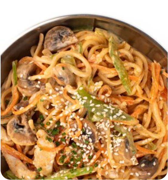 Лапша чикен том ям