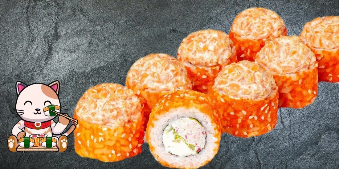 Ролл Запеченный Спайси 335г