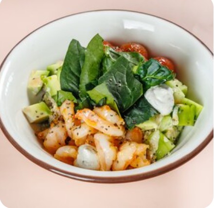 Боул с креветкой