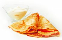 Блинчики со сгущенным молоком