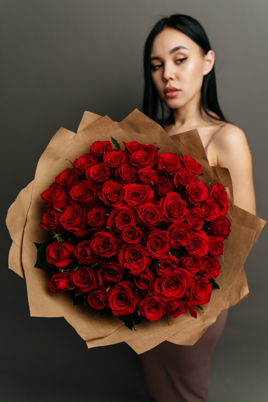 51 красная роза Россия