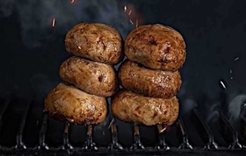 Шашлык из грибов (шампиньоны)