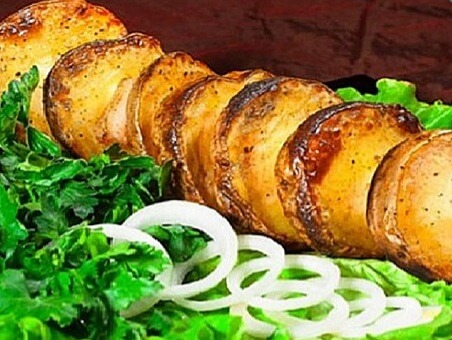 Картофель с курдюком