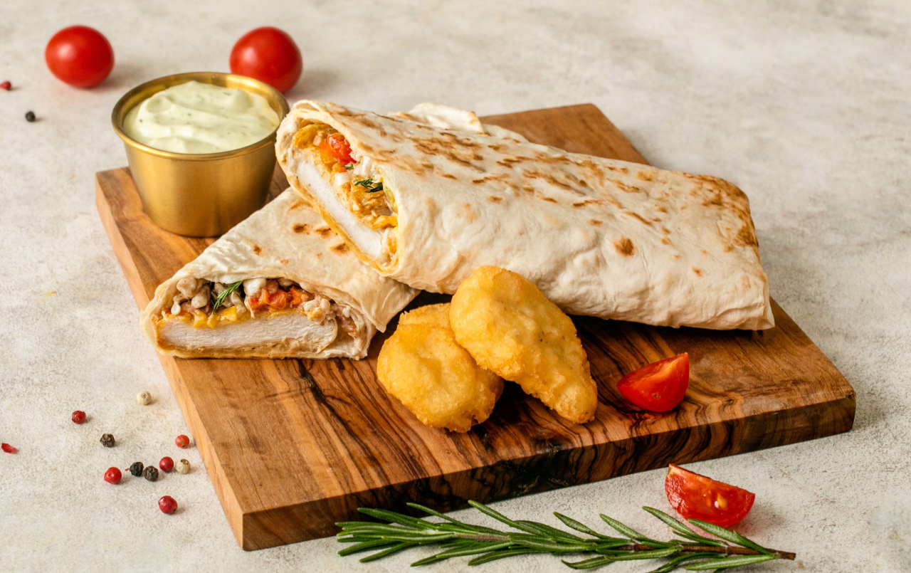 Шаурма с наггетсами