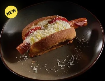 Хот дог с трюфельным айоли
