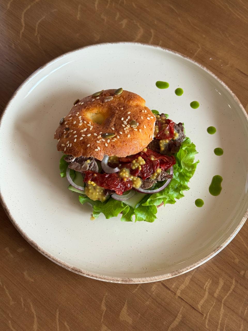 Бейгл с говядиной 