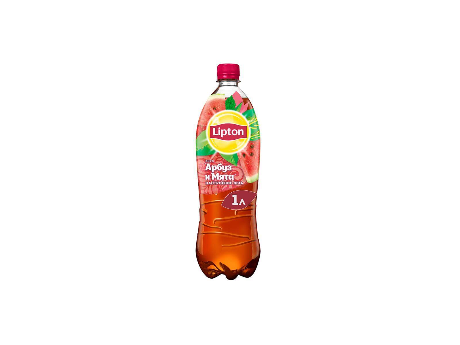 Чай холодный Lipton арбуз и мята 1 л