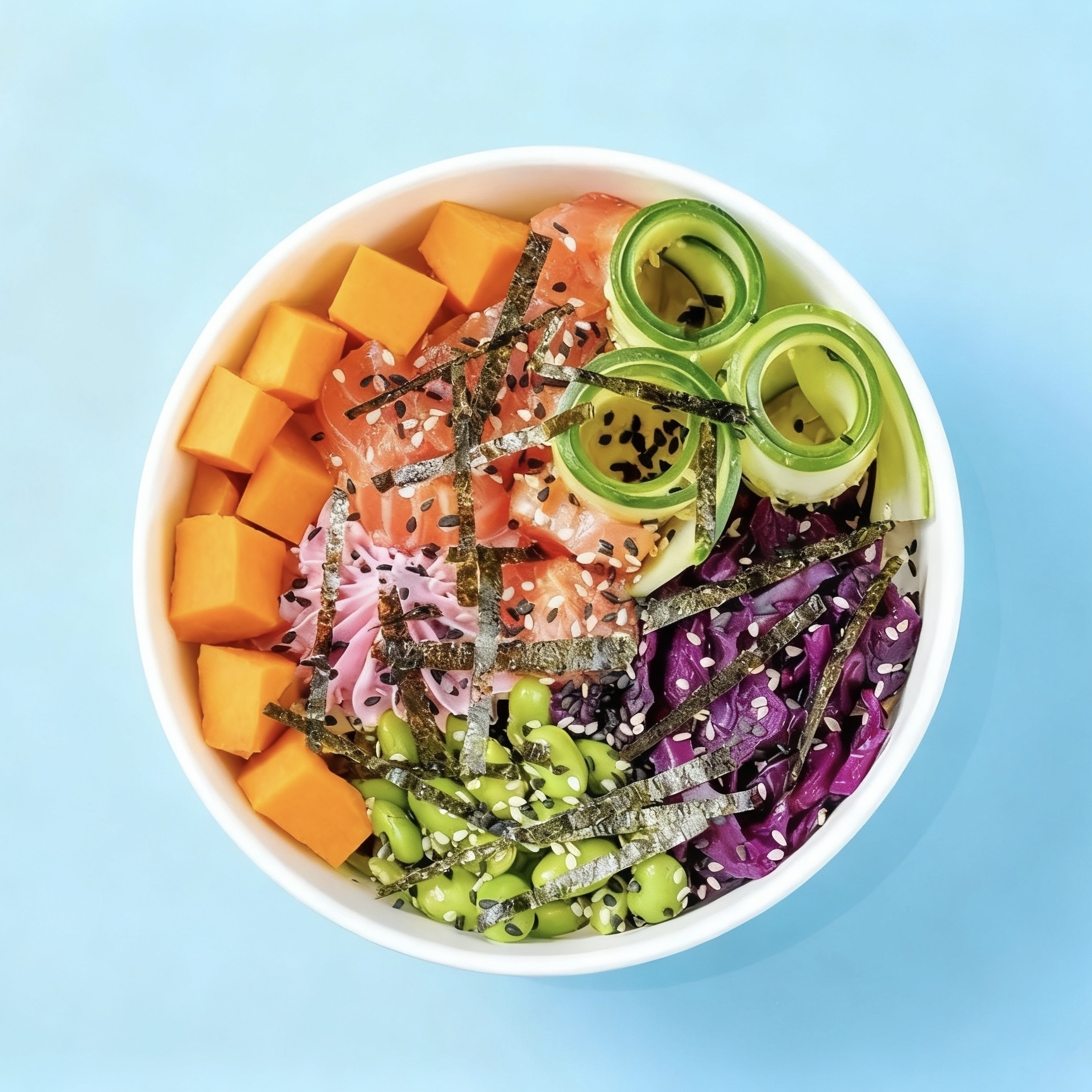 Поке Лосось крем-чиз S