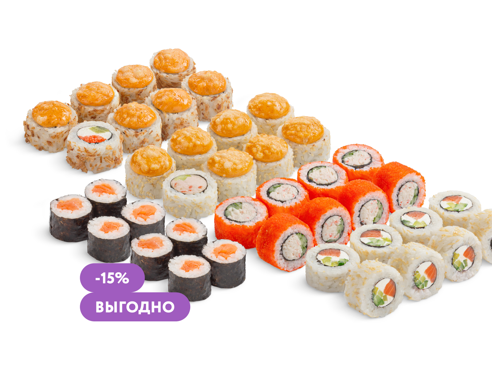 Сет Гармония с белым соусом