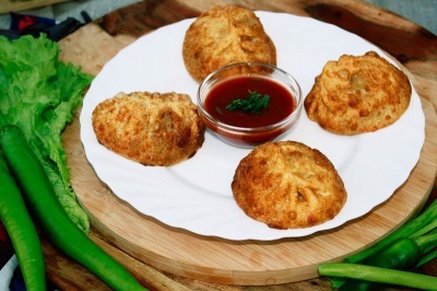 Манты жареные