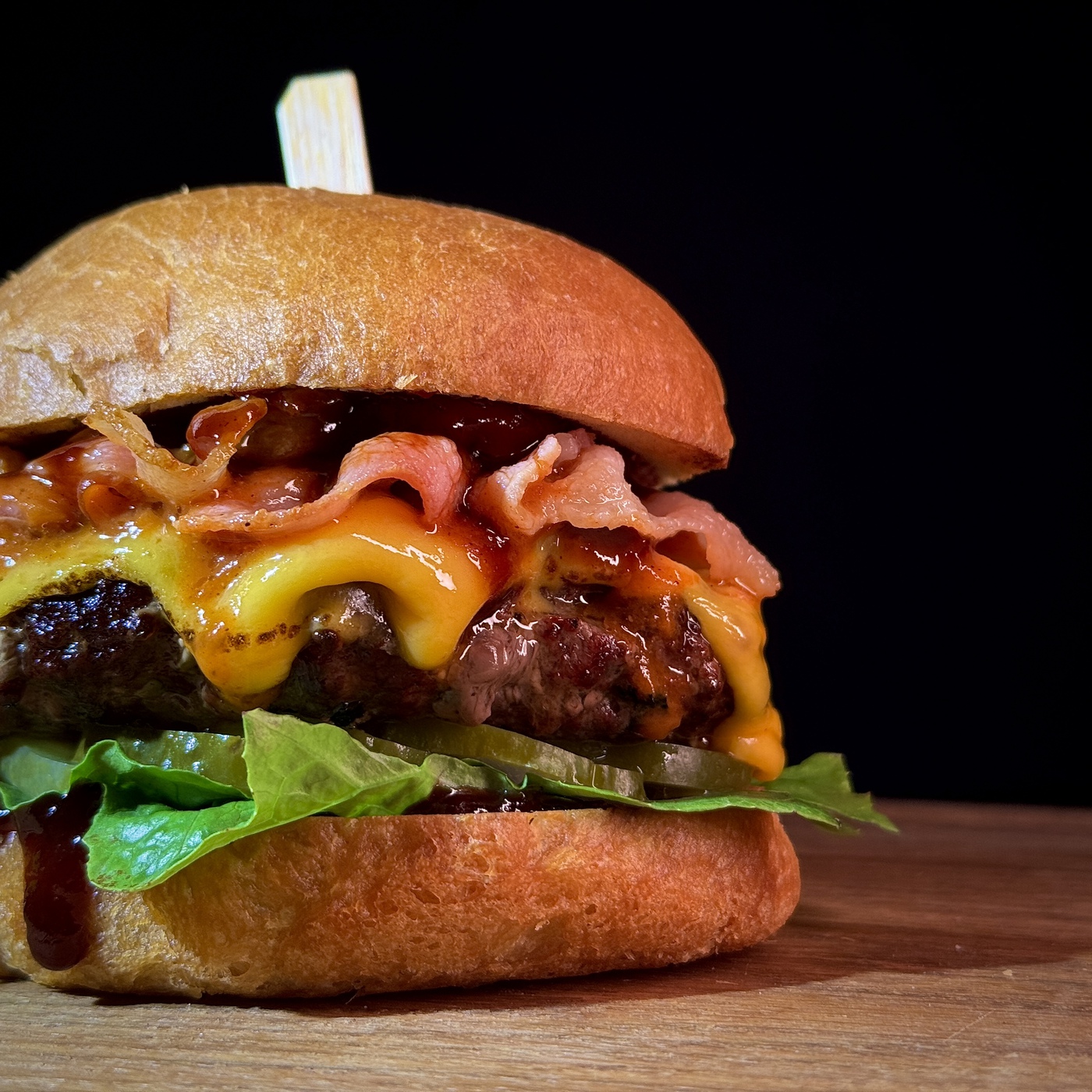 МИНИ Бургер BBQ с беконом