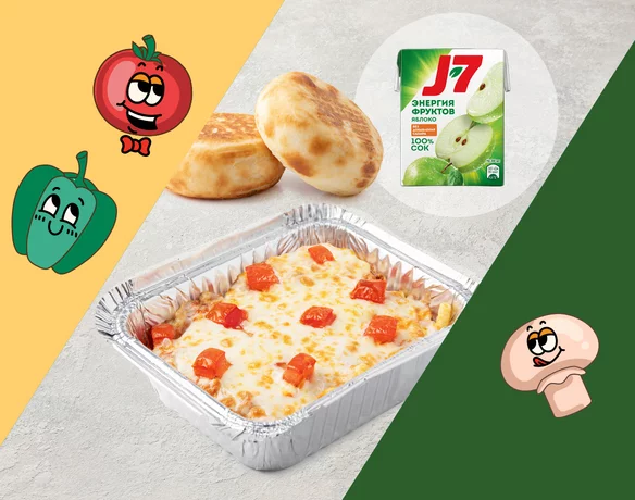 Cет Кидс с пастой и сырниками