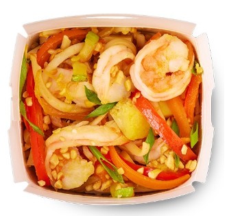 Лапша Пад-тай креветкой