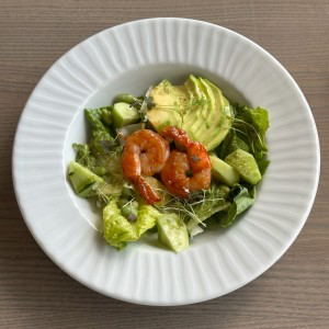 Салат Зеленый с креветками