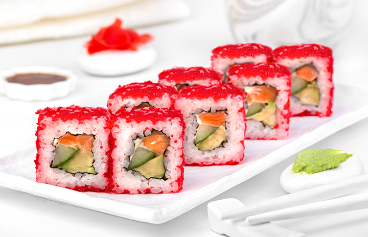 Калифорния с лососем