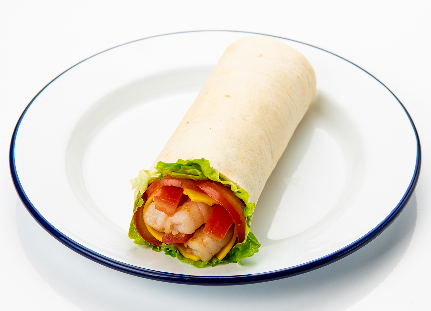 Сэндвич-ролл с креветками