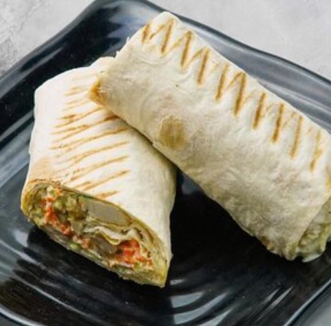 Шаурма с морковкой по-корейски