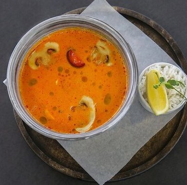 Тайский Том Ям с морепродуктами