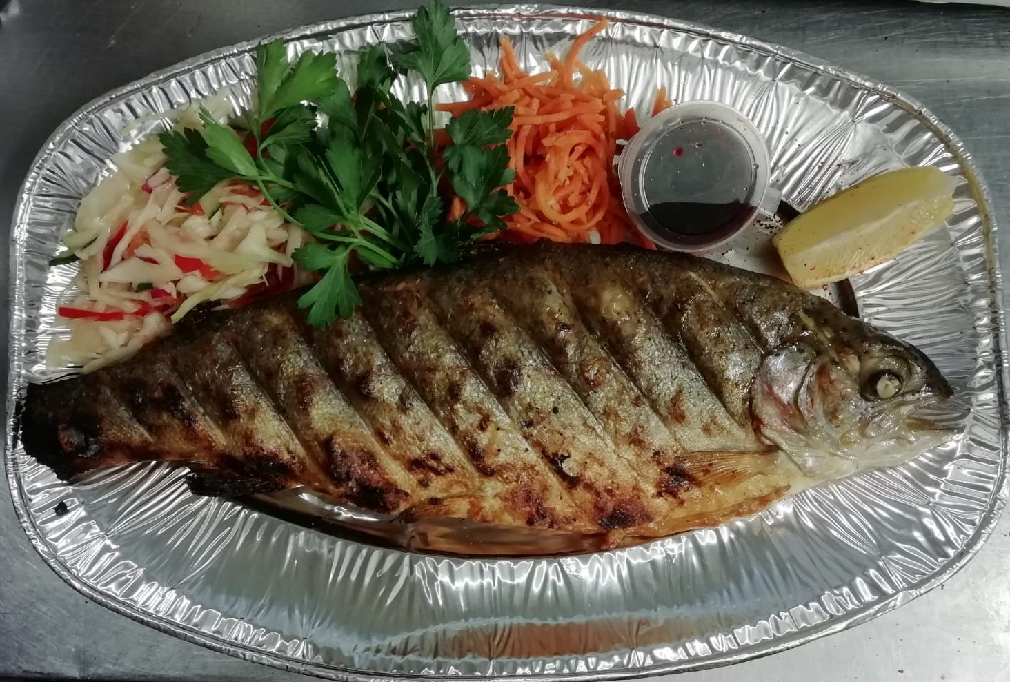  Форель на углях