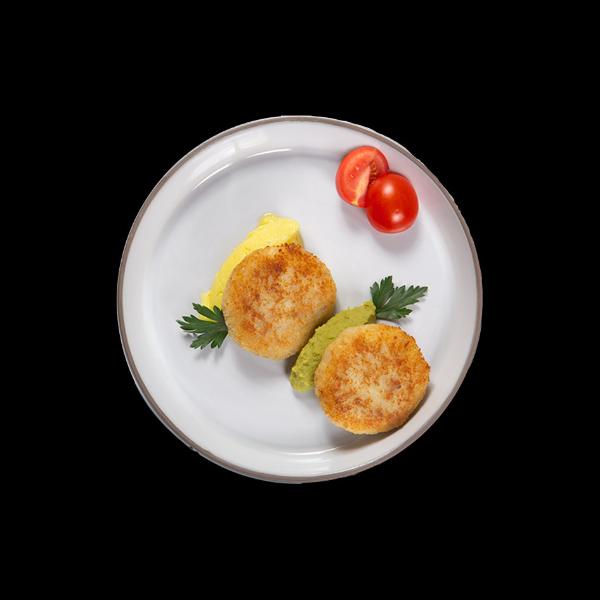 Куриные котлетки с картофельным пюре