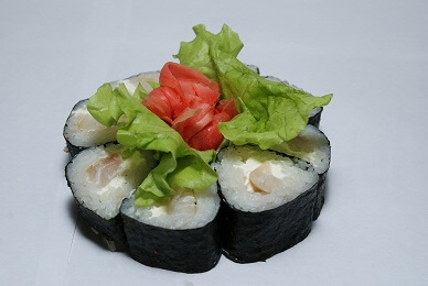 Футо маки с морским окунем
